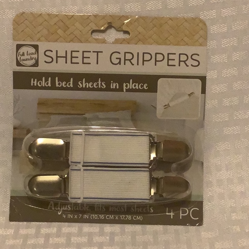 Sheet Grippers with White and Blue Stripes